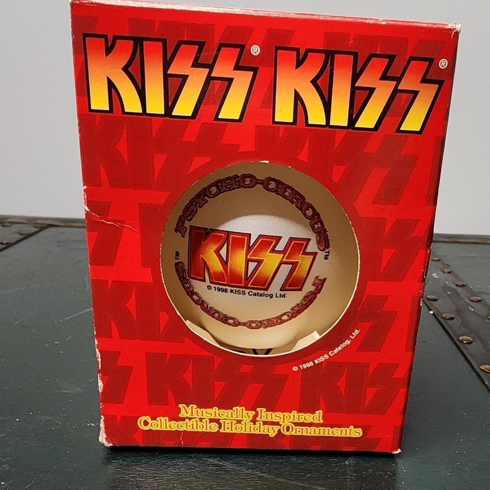 Kiss Army 1988 Collectible Holiday Ornament Rock And Roll Over Album Cover NEW